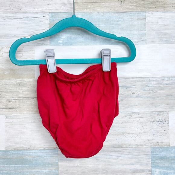 Ralph Lauren Ruffle Drop Waist Dress Red Jersey Knit Toddler Girl 18M 18 Months - Picture 8 of 10